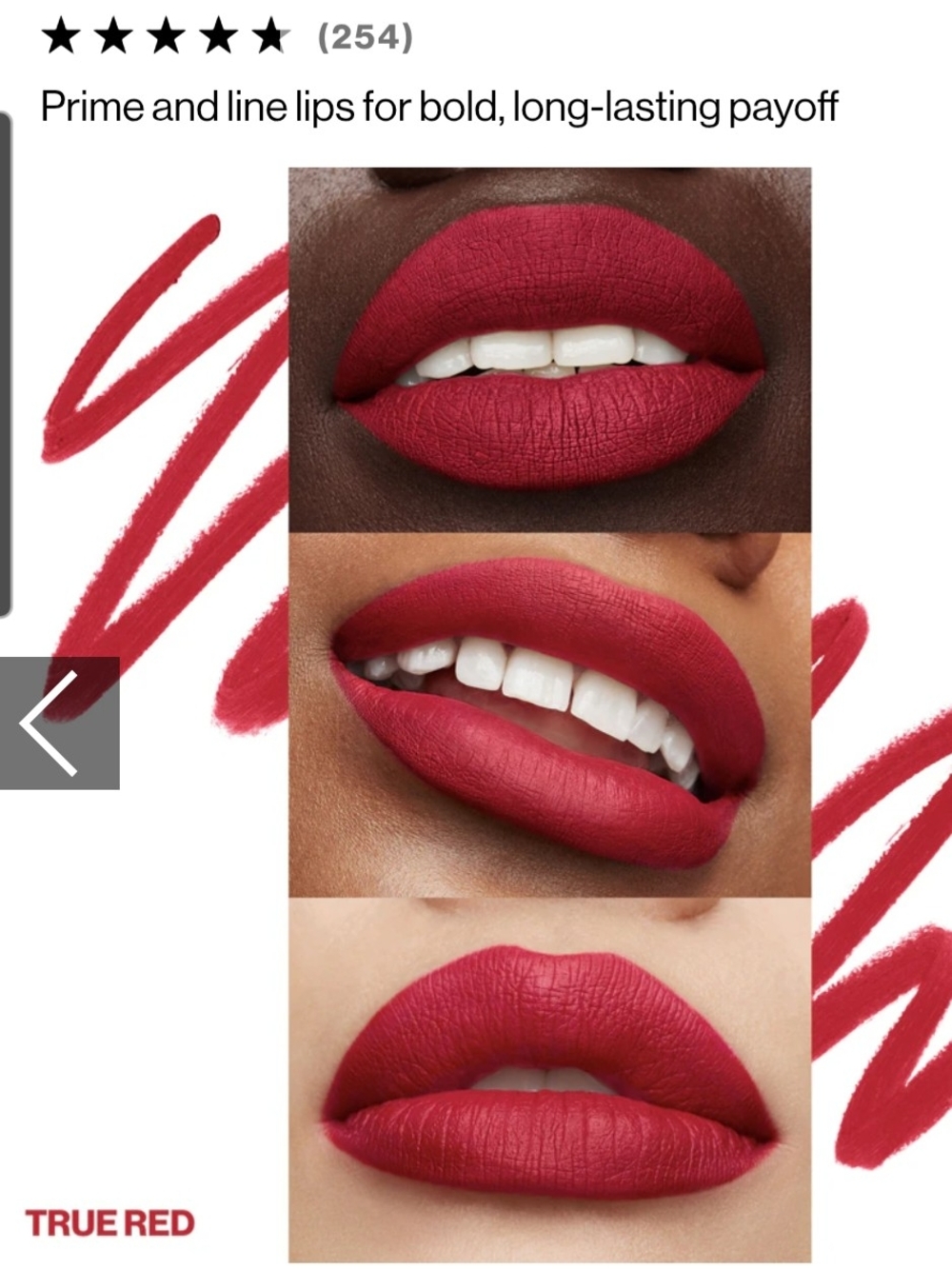 Smashbox Liner & Prime Lip Liner- True Red